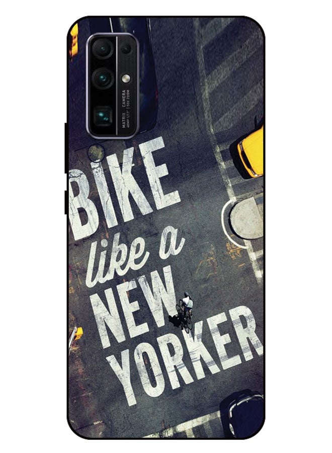 EYE CATCH Printed Protective Case Cover For Honor 30 -  Bike like A New Yorker - Image 1