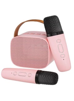 Portable Bluetooth Karaoke Speaker with 2 Wireless Mics – Perfect for Kids & Adults – High-Quality Sound, Wireless Connectivity, LED Lights & Built-In Rechargeable Battery – Ideal for Parties, Singing, and Family Fun - pzsku/ZDF2DA34B30E7BD10BEA6Z/45/_/1737452867/8a4d90fc-681e-4611-b0f8-519434229627