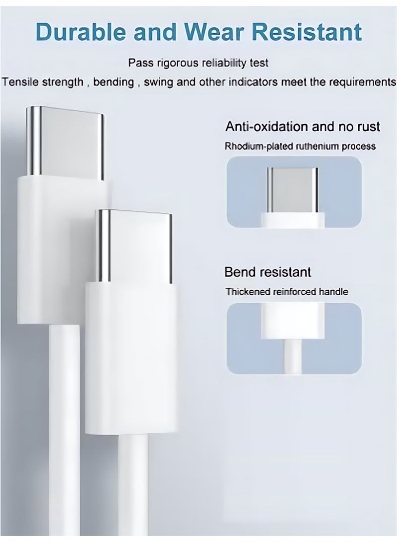 XiaoGiqi 20W USB-C Fast Charger with 1M Type-C to C Cable for iPhone 15 Pro Max / 15 / 15 Plus / 15 Pro, Samsung S24, and All USB-C Devices – Fast Charging Adapter - Image 4