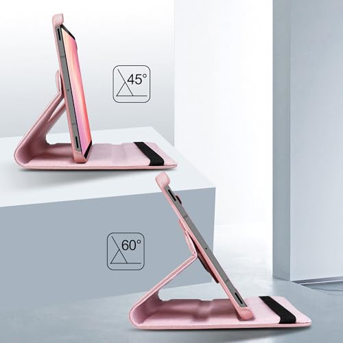 TGK 360 Rotatable Flip Cover for Samsung Galaxy Tab S11 Case 11 inch 2025, Galaxy Tab S10 Lite / S10 FE / S9 FE 10.9 inch / S9 11 Inch 2023 (Rose Gold) - Image 5