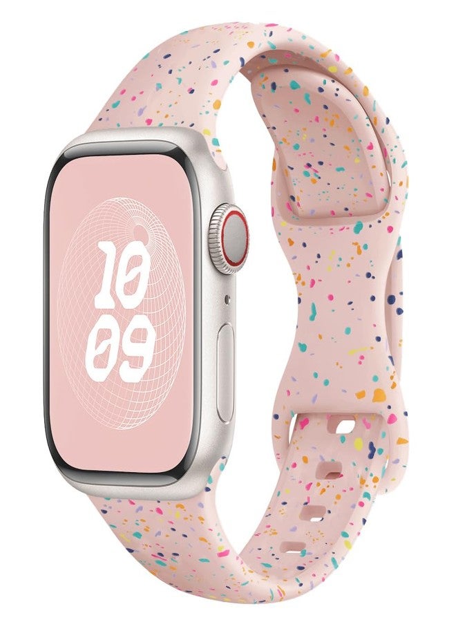 Wowstrap Sport Bands for Apple Watch Band 40mm 41mm 38mm 44mm 45mm 46mm 42mm iWatch Bands for Women Kids Men,Cute Recycled Plastic Silicone Strap for Apple Watch Series 11 10 9 8 7 6 5 4 3 SE 3/2nd Ultra 49mm - Image 1
