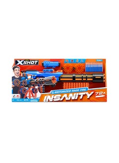 Zuru X-Shot Insanity-Motorized Age Fire Gatling Gun With Tripod  - Image 1