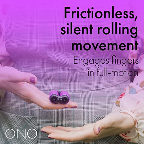 ONO Roller - Handheld Fidget Toy for Adults | Help Relieve Stress, Anxiety, Tension | Promotes Focus, Clarity | Compact, Portable Design (Junior Size/ABS Plastic, Purple) - Image 4