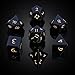 UDIXI Stone DND Dice Set 7PCS Gemstone Dice Natural Stone with Gift Case for Role Playing Game and Tabletop Games Obsidian - Image 4