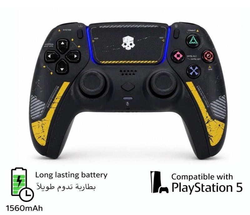 KAYAN TEAM5 FAB PS5 Wireless Controller Helldivers 2 Limited Edition – Haptic Feedback, Adaptive Triggers & Precision Control - Image 1