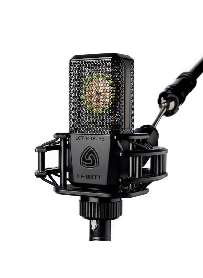 Lewitt ميكروفون مكثف Lct 440 Pure XLr لتسجيل الصوت والغناء والآلات والبث المباشر - Image 1