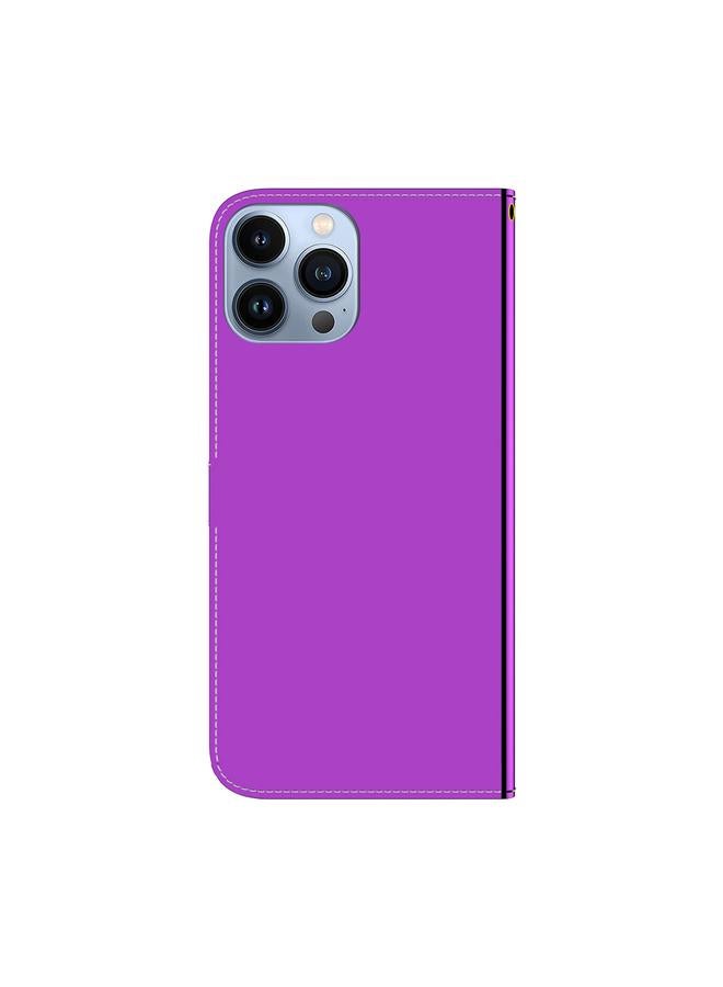 S-TOP Case For iPhone 14 Pro Imitated Mirror Surface Leather Phone Case - Image 3