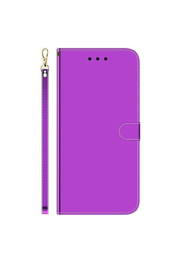 S-TOP Case For iPhone 14 Pro Imitated Mirror Surface Leather Phone Case - Image 2