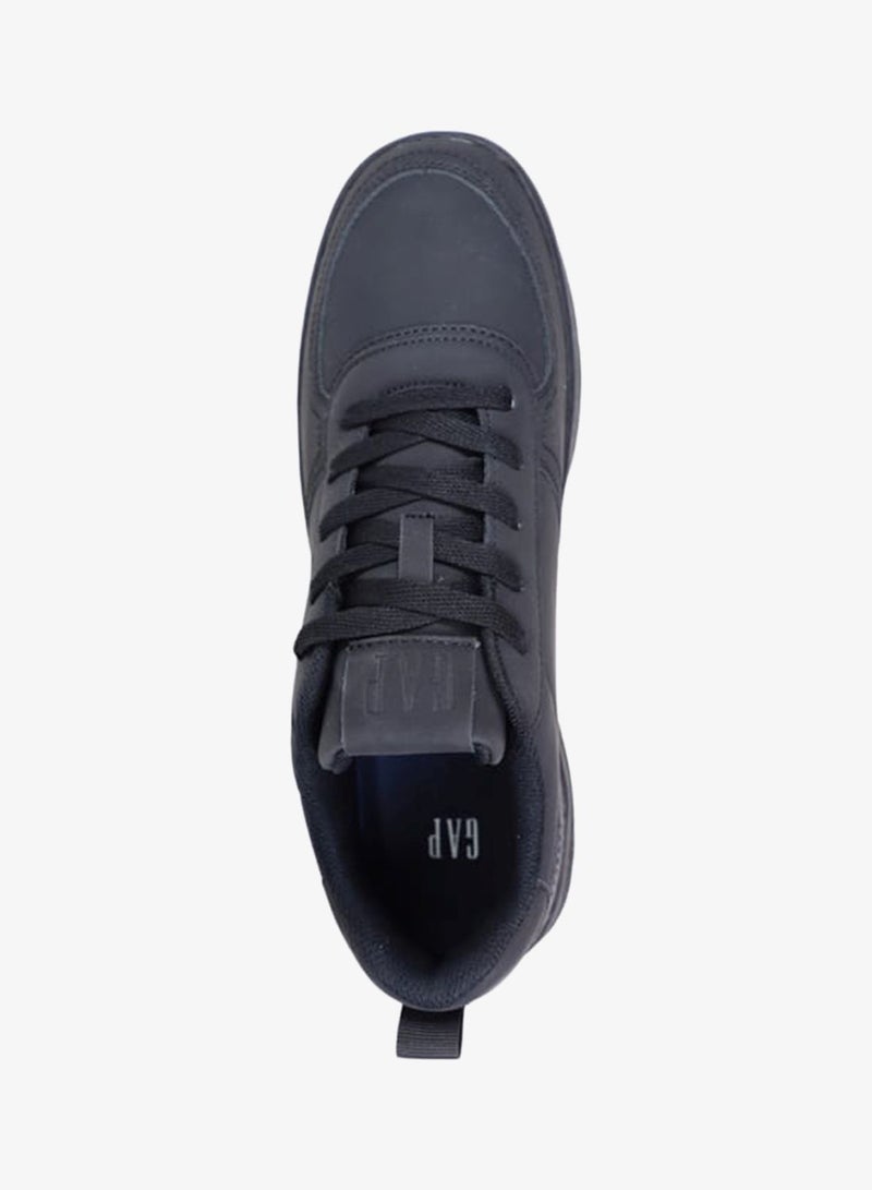 GAP Men's Logo Embossed Sneakers with Lace-Up Closure - BOSTON III - Image 4