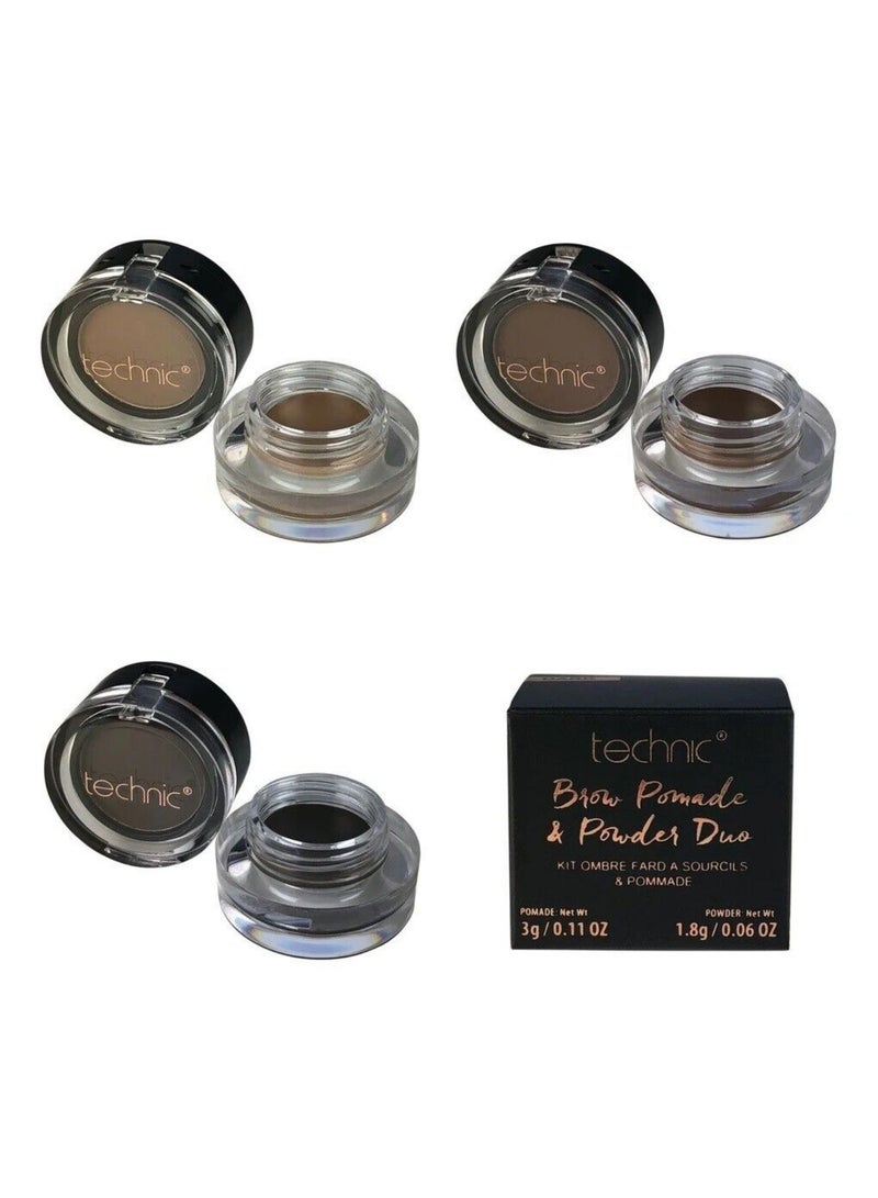 Technic Brow Pomade & Powder Duo - Dark - Image 3