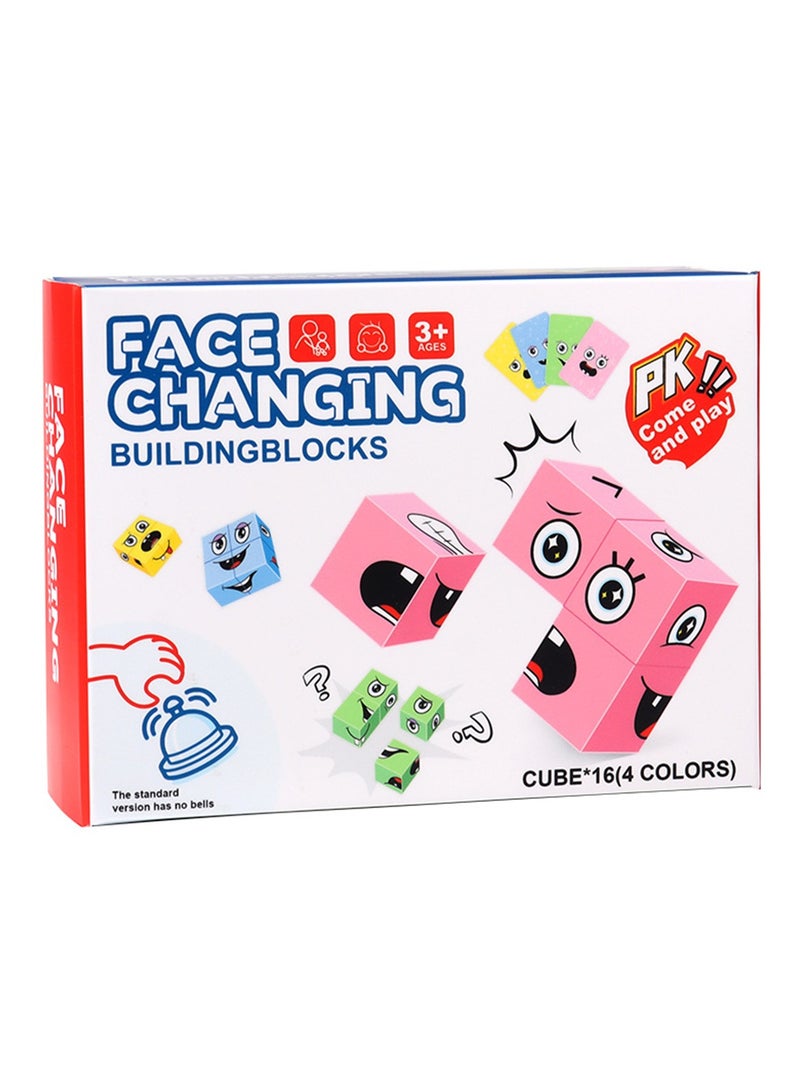 Change the face of the face of the cubic cube toys, the parent -child interactive logic thinking training fun desktop puzzle toys - Image 1