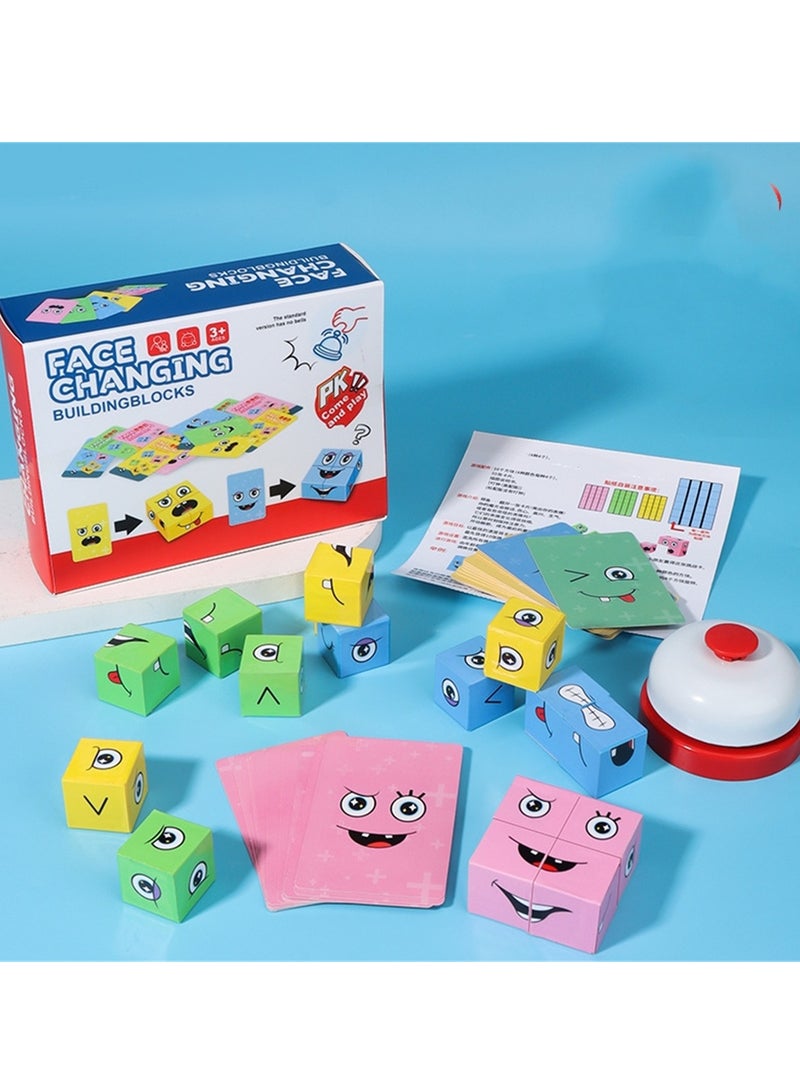 Change the face of the face of the cubic cube toys, the parent -child interactive logic thinking training fun desktop puzzle toys - Image 2