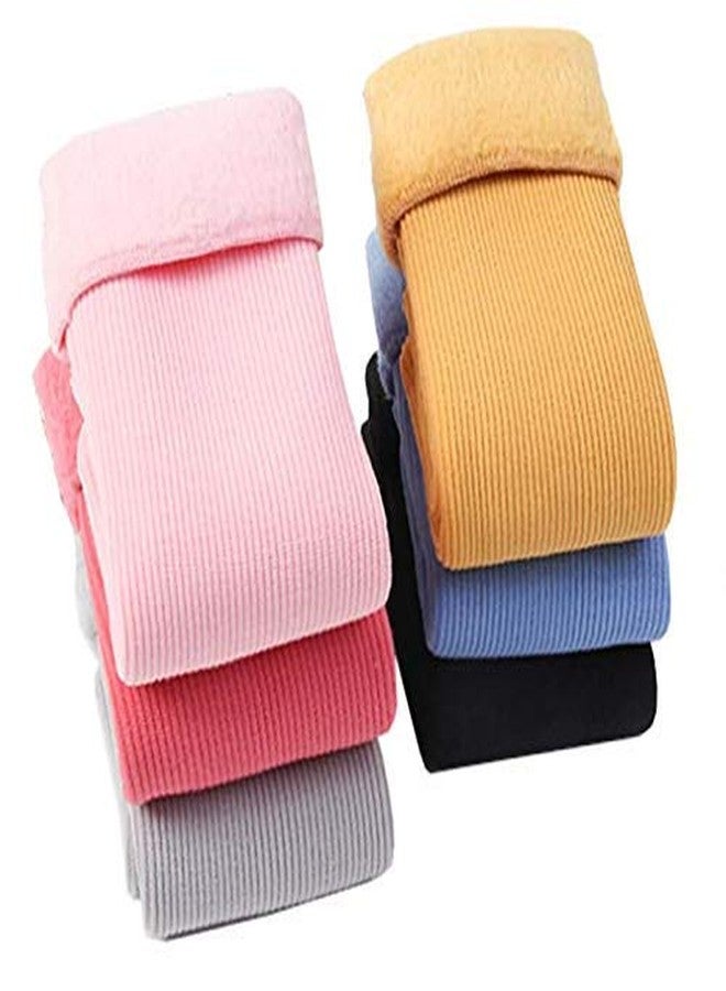 INFISPACE Kid'S Age-Wise Thick Fur Lined Warm Winter Ankle Length Socks (Multi-Color 6, 5-7 Year) - Image 2