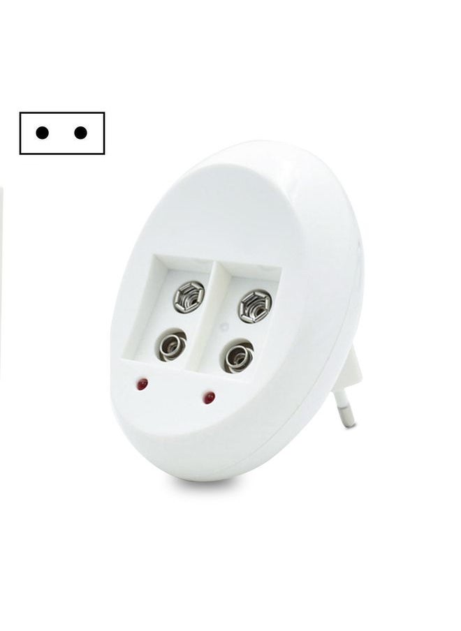 HuHa - 9V L-ion Rechargeable Battery 6F22 9V Lithium Batteries Charger(EU Plug) - Image 1