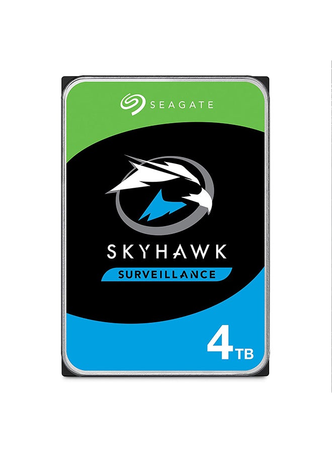 سيجيت Skyhawk 4 تيرابايت، محرك أقراص ثابتة داخلي للفيديو - 3.5 بوصة، SATA 6 جيجابايت/ثانية، ذاكرة تخزين مؤقت 256 ميجابايت، لنظام كاميرا الأمان DVR NVR، مع خدمات الإنقاذ الداخلية (ST4000VX016) - Image 3