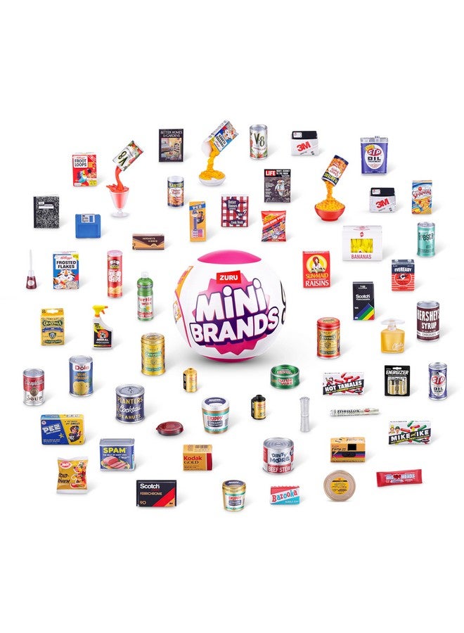 Mini Brands Retro 2 Pack Capsule with 60+ Mystery Mini's to Collect, Real Licenses, Rare Collectibles, Blind Pack, Ages 3+ - Image 3
