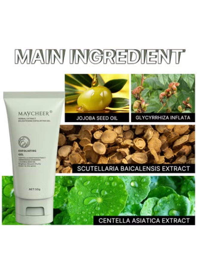 مايتشير عبوة من عبوتين من جل تقشير بخلاصة الأعشاب، لتنظيف عميق للوجه، ٥٠ غرام*٢ - Image 4