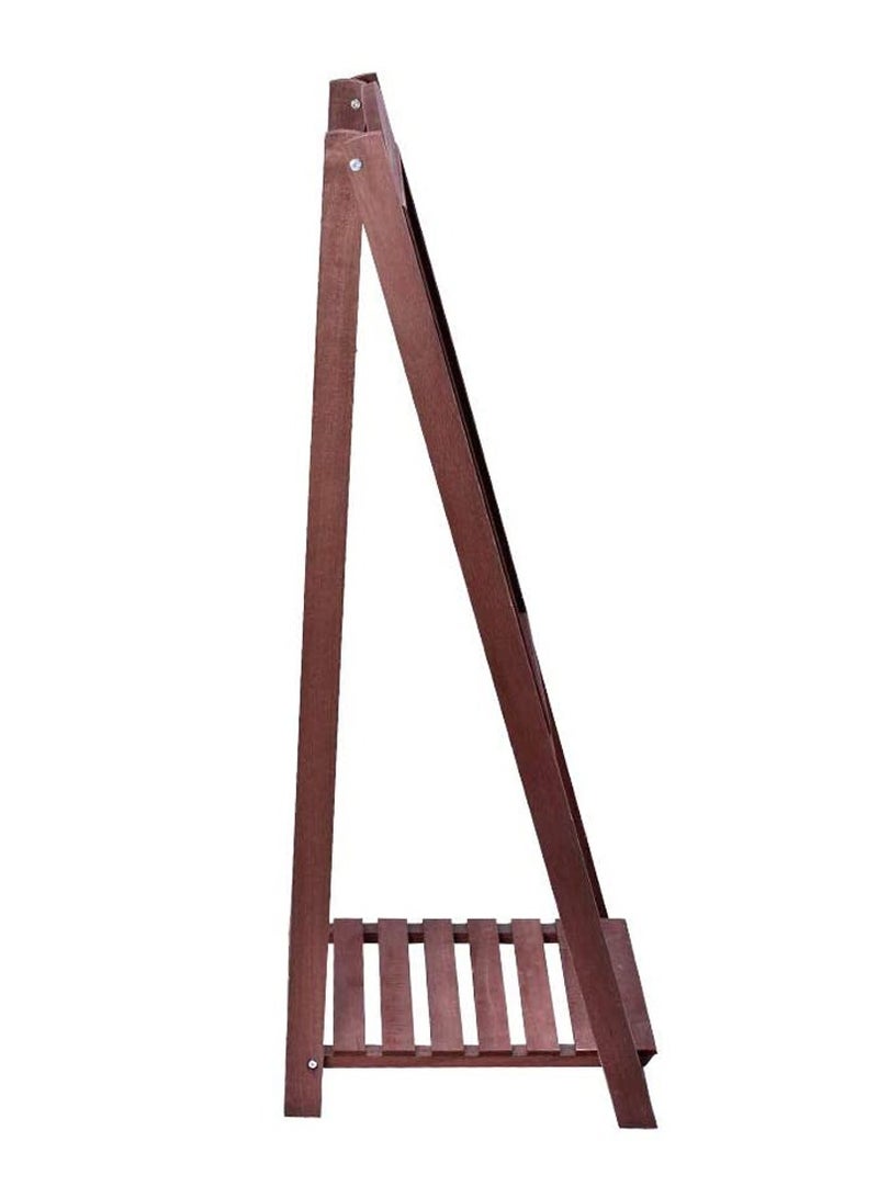 LINGWEI Wooden Handwriting Black Board Drawing Board with Stand For Indoor Outdoor Writing Boards Decorative Accessoeries Freestanding Chalk Board Wooden Flower Plant Display Stand - Image 3