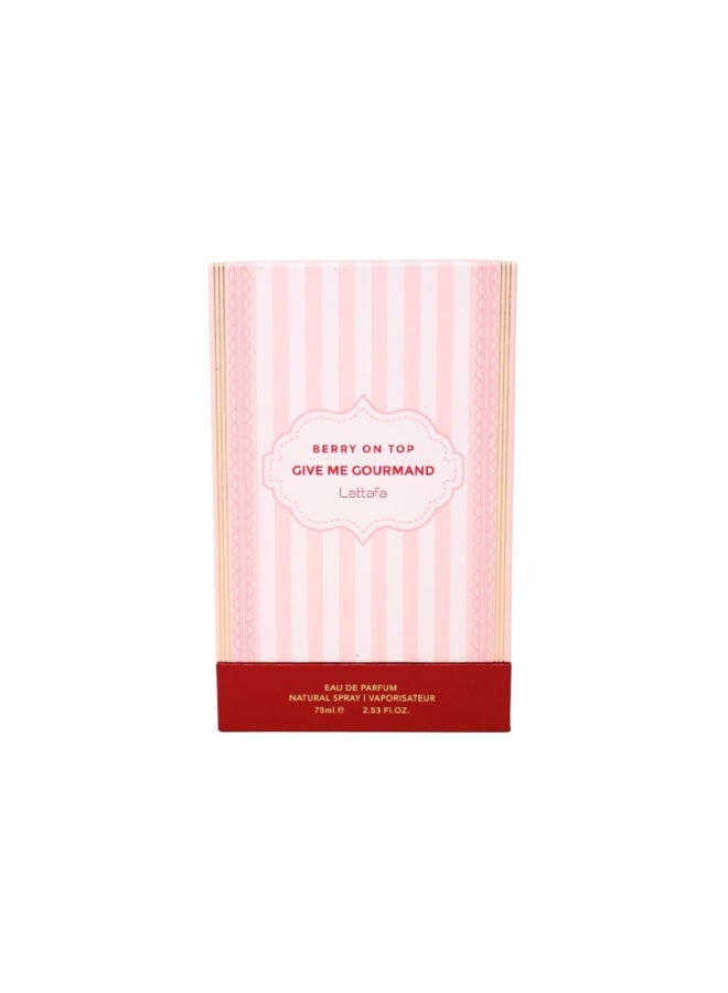 لطافة عطر بيري اون توب او دي بارفان، مجموعة جيف مي جورماند، برائحة التوت والفواكه والفانيليا، شكل بخاخ، 75 مل - Image 2