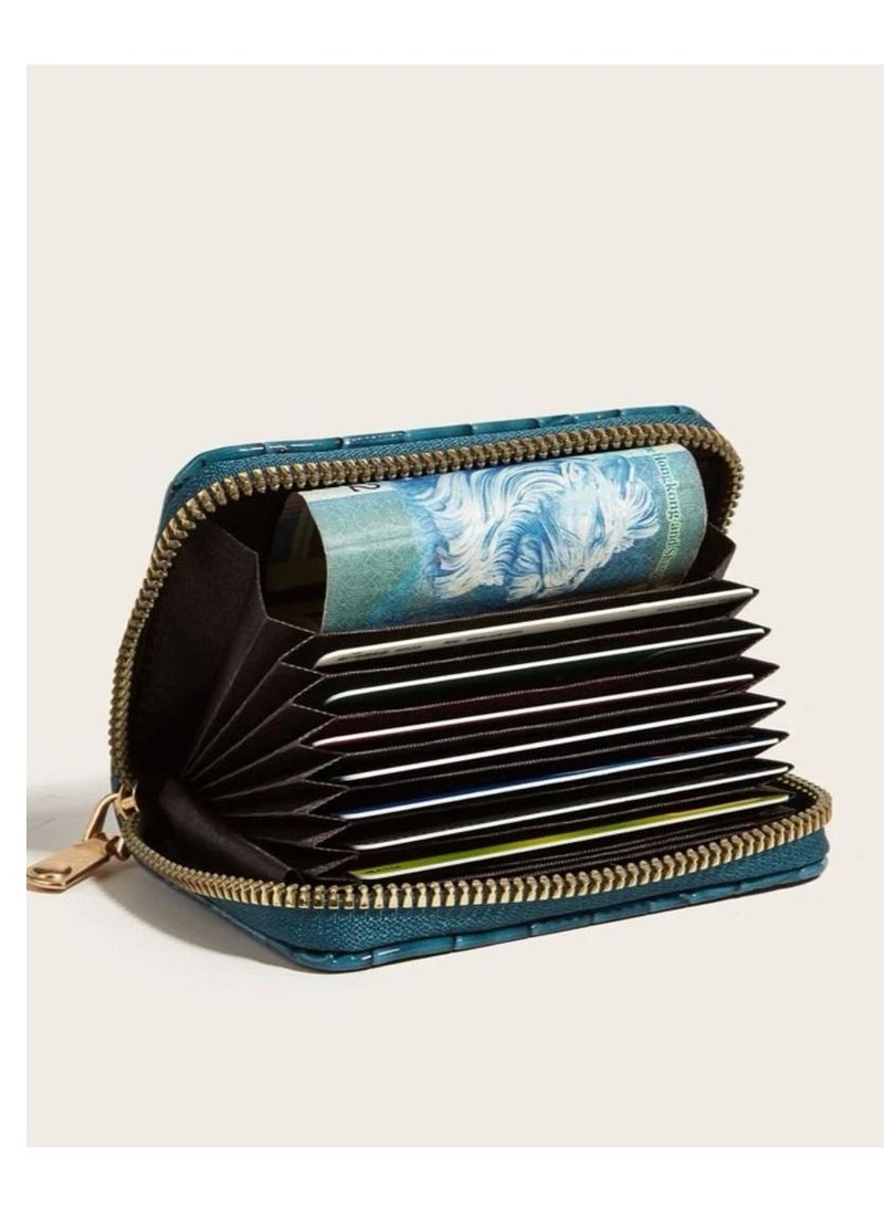 SOSEKO - Credit Card And Money Wallet Holder Royal Blue - Image 1