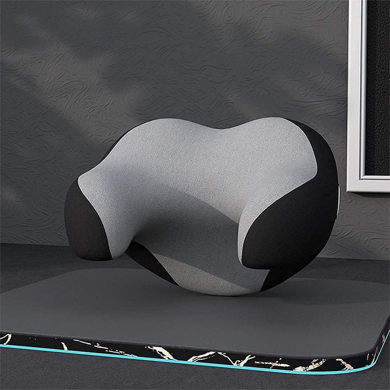 OVERA Car Headrest Pillow, Head Rest in Car Leather Neck Support Car for Rest, 360 Degree Adjustable Car Neck Pillow for Kids and Adults Car Pillow - Image 1