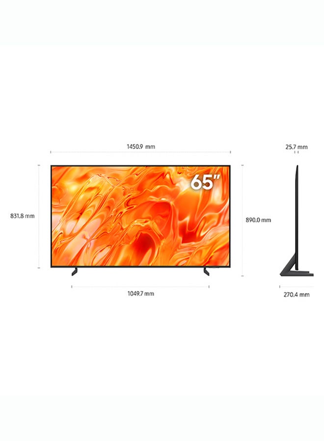 سامسونج 65 إنش QN70H نيو QLED 4K كوانتوم ميني LED سمارت TV، HDR 10+، موشن إكسيليراتور، أداپتيف ساوند+، جيمينج هاب، نوكس سيكيوريتي، QA65QN70HAUXZN (2026 - نسخة الإمارات) - Image 3
