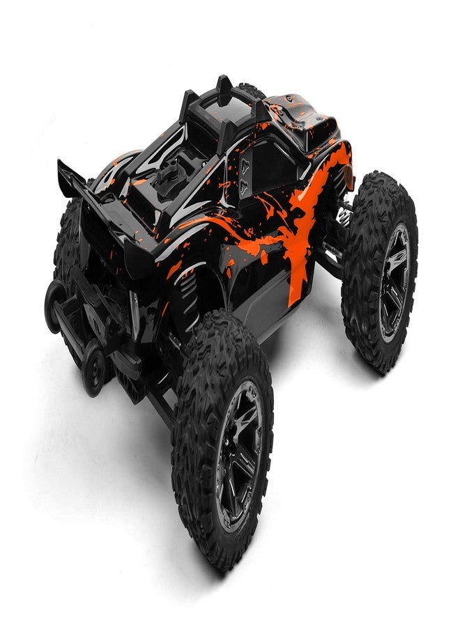 SummitLink Custom Body Muddy Orange Over Black Style Compatible for Rustler 4X4, Rustler BL-2S, Rustler 4x4 Ultimate 1/10 Scale RC Car or Truck (Truck not Included) R4-BR-02 - Image 5