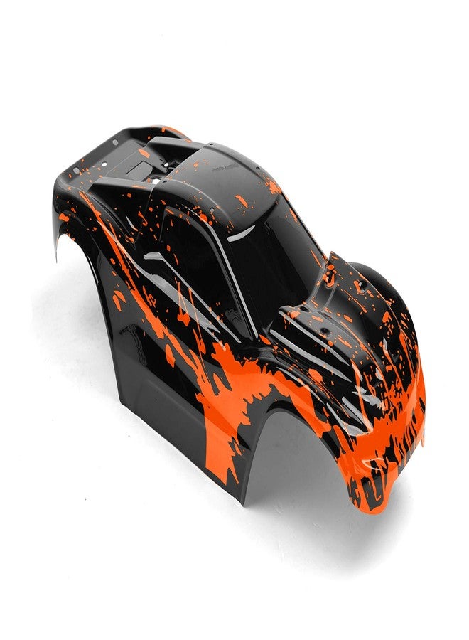 SummitLink Custom Body Muddy Orange Over Black Style Compatible for Rustler 4X4, Rustler BL-2S, Rustler 4x4 Ultimate 1/10 Scale RC Car or Truck (Truck not Included) R4-BR-02 - Image 1