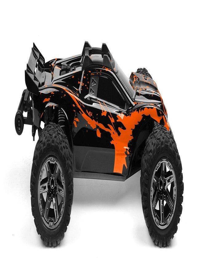 SummitLink Custom Body Muddy Orange Over Black Style Compatible for Rustler 4X4, Rustler BL-2S, Rustler 4x4 Ultimate 1/10 Scale RC Car or Truck (Truck not Included) R4-BR-02 - Image 3