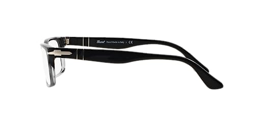 Persol Unisex PO3050V Rectangular Prescription Eyewear Frames, Gradient Black/Demo Lens, 53 mm - Image 4