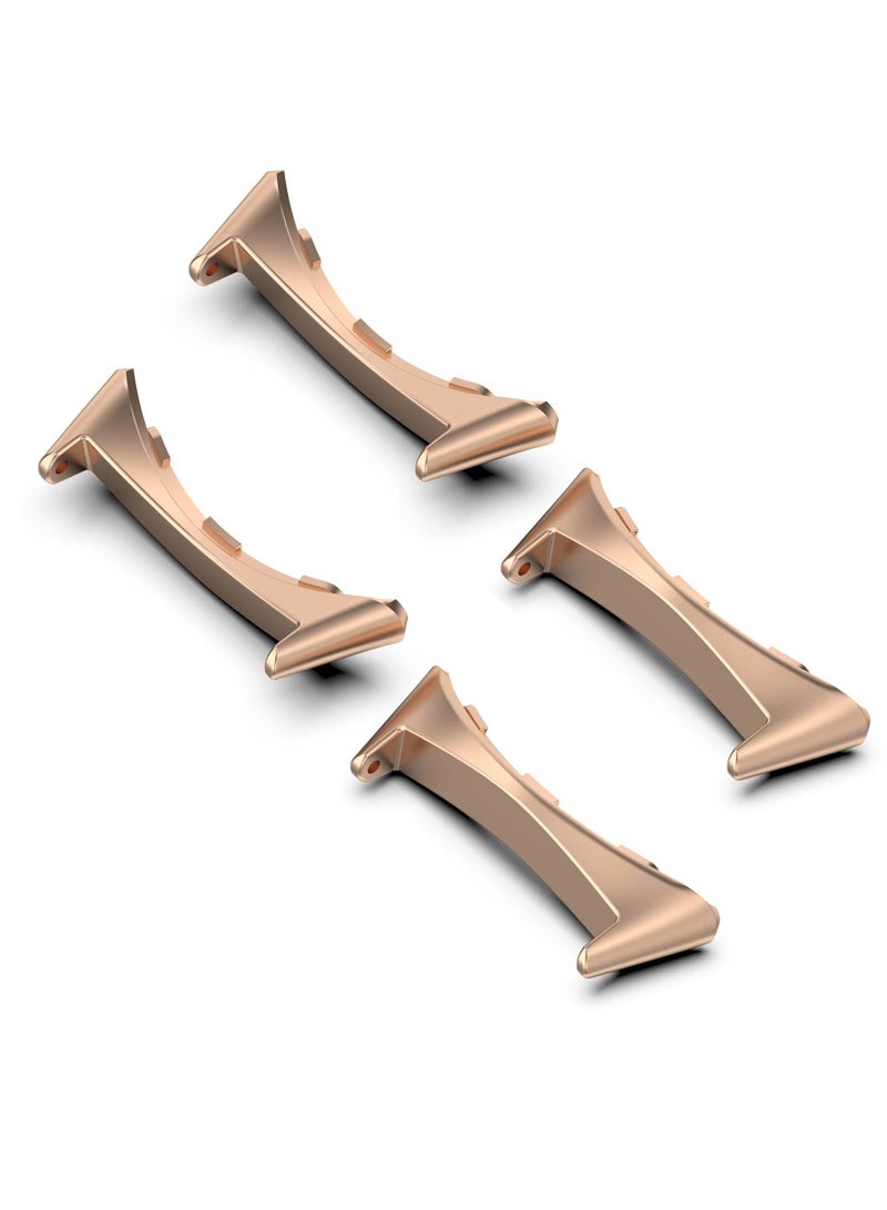 20mm Stainless Steel Adapter for Google Pixel Watch 2 - Rose Gold Replaceable Connector for Pixel Watch Bands - Image 1