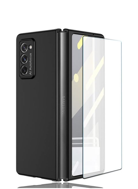 For Samsung Galaxy Z Fold 2 5G Case Ultra Thin Shockproof Combo Film Hard Matte Case, compatible with Galaxy Z Fold 2 Anti-Drop Phone Case