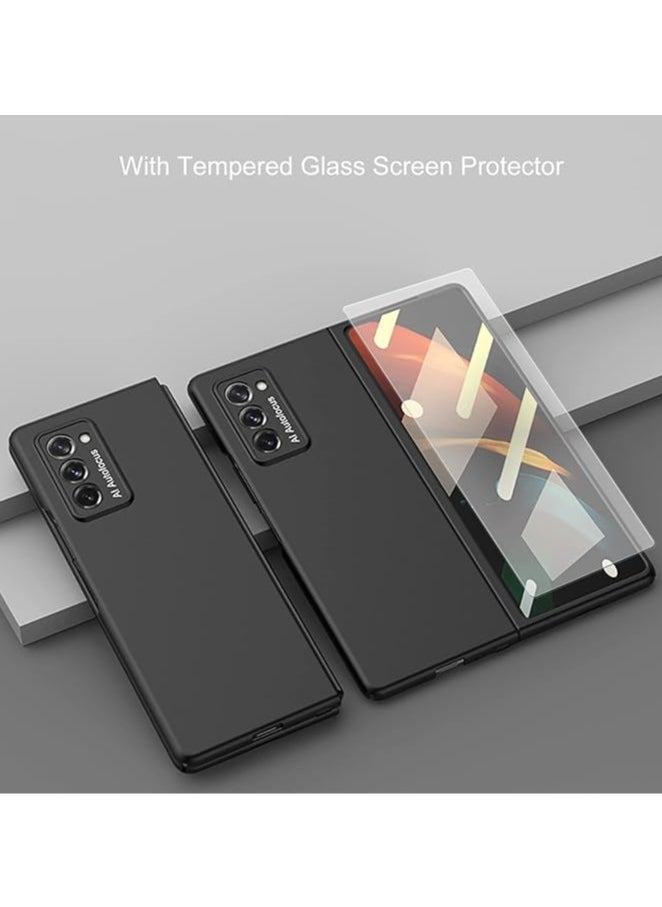 General - For Samsung Galaxy Z Fold 2 5G Case Ultra Thin Shockproof Combo Film Hard Matte Case, compatible with Galaxy Z Fold 2 Anti-Drop Phone Case - Image 1