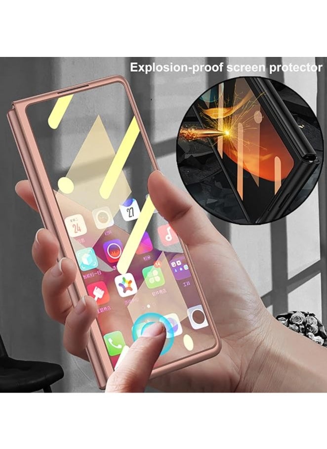 General - For Samsung Galaxy Z Fold 2 5G Case Ultra Thin Shockproof Combo Film Hard Matte Case, compatible with Galaxy Z Fold 2 Anti-Drop Phone Case - Image 1