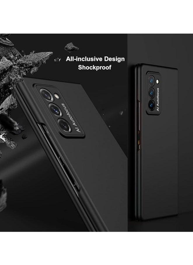 General - For Samsung Galaxy Z Fold 2 5G Case Ultra Thin Shockproof Combo Film Hard Matte Case, compatible with Galaxy Z Fold 2 Anti-Drop Phone Case - Image 1