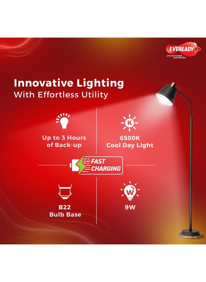 Eveready Eveready 9W Emergency Inverter LED Bulb, Cool Day Light (6500K), Rechargeable Bulb with 3 Hours Backup, Ideal for Powercuts, Energy Efficient, B22 Base, Pack of 3 - Image 2