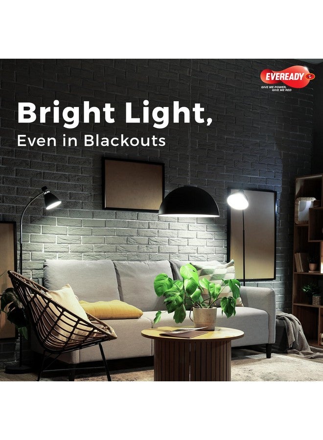 Eveready Eveready 9W Emergency Inverter LED Bulb, Cool Day Light (6500K), Rechargeable Bulb with 3 Hours Backup, Ideal for Powercuts, Energy Efficient, B22 Base, Pack of 3 - Image 3