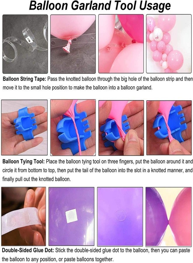 duile 133pcs Wednesday Balloon Garland Arch Kit Black and Chrome Purple Balloons for Wednesday Themed Party Supplies Birthday Party Decoration (no backdrop) - Image 4