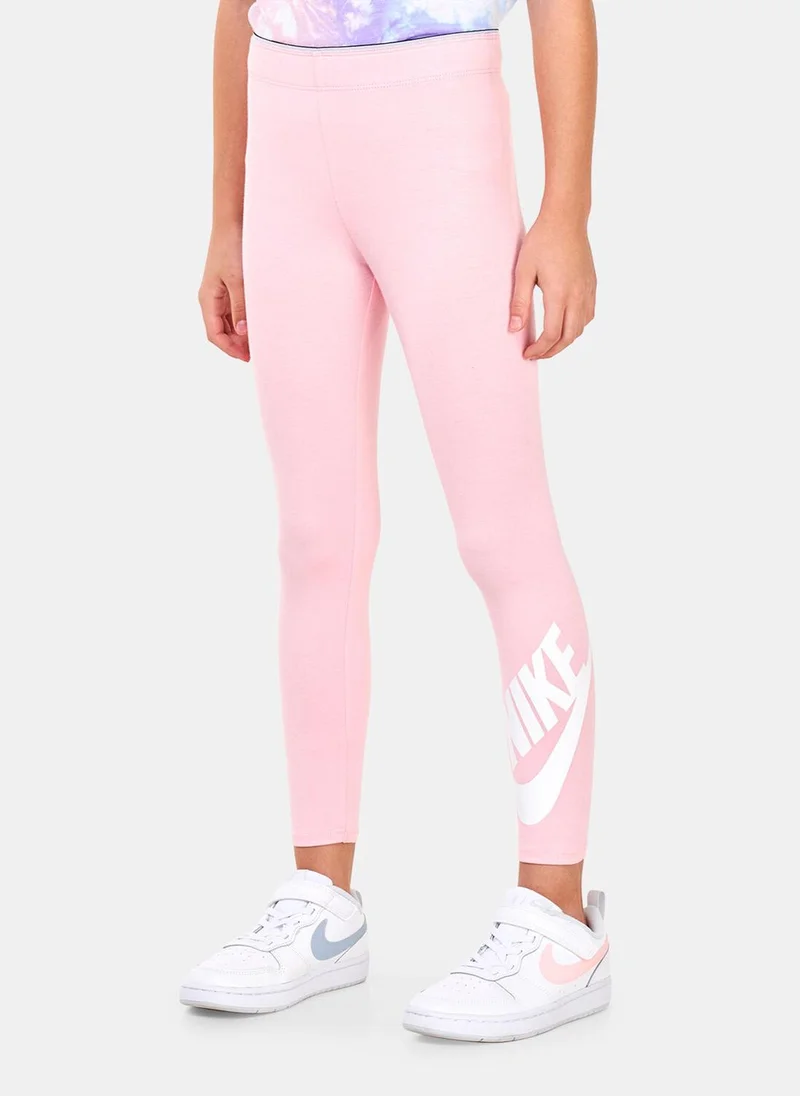 Nike Kids' Sportswear Leg A See Logo Leggings (Younger Kids)