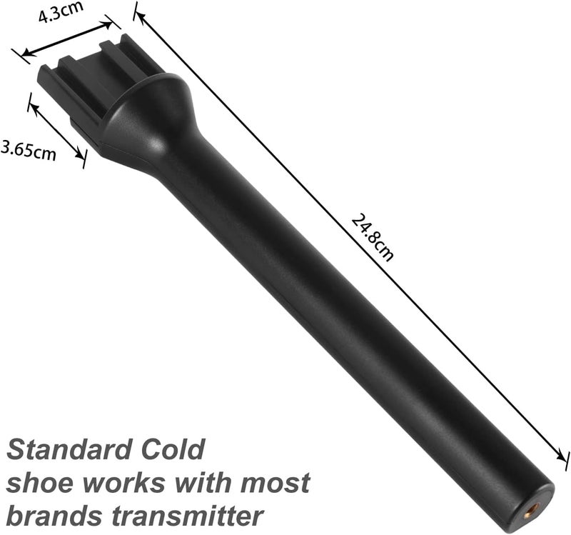 StelaStarRig-S Microphone Handheld Adaptor Interview With Foam Compatible With RODE Wireless GO, GO II, DJI Mic, Lark150, G1/A2 and Other Microphones With Cold Shoe - Image 3