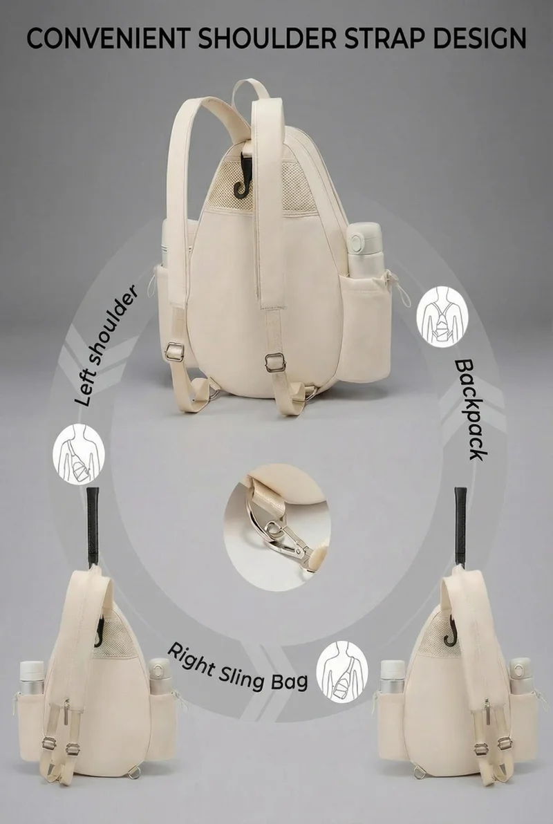 Svl Beige Alex Padel & Tennis Racket Bag  | Best Price UAE