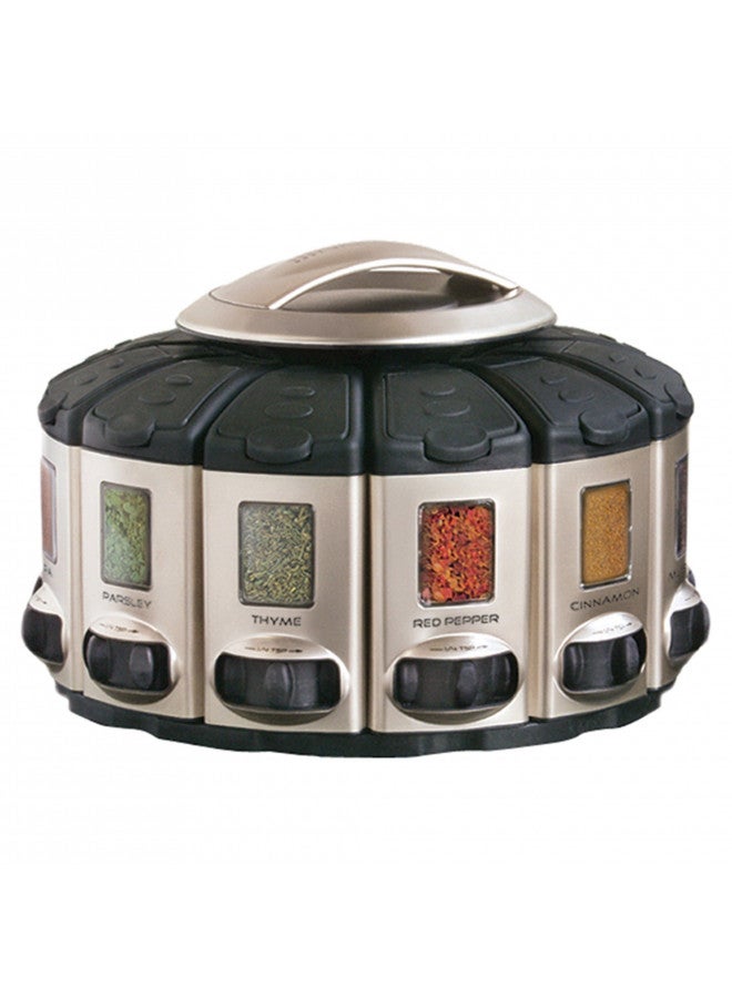 KitchenArt كاروسيل قياس التوابل الأوتوماتيكي من كيتشن آرت 57010، سلسلة المحترفين، ساتين - Image 1