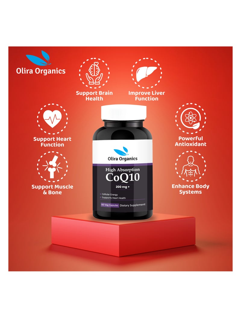Coq 10 200mg 60 Softgels | Supports Heart Health