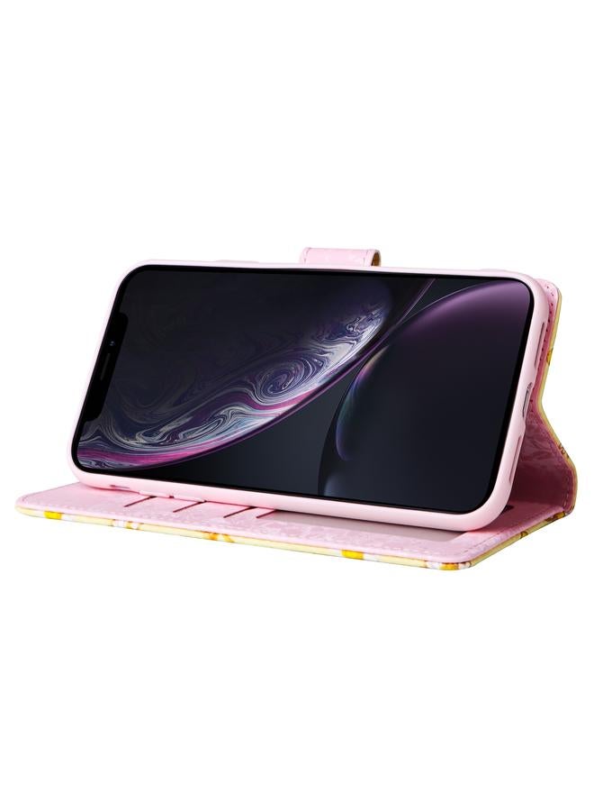 S-TOP Case For iPhone XR Bronzing Painting RFID Leather Case - Image 4