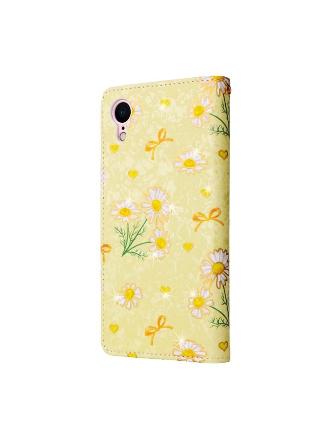 S-TOP Case For iPhone XR Bronzing Painting RFID Leather Case - Image 3