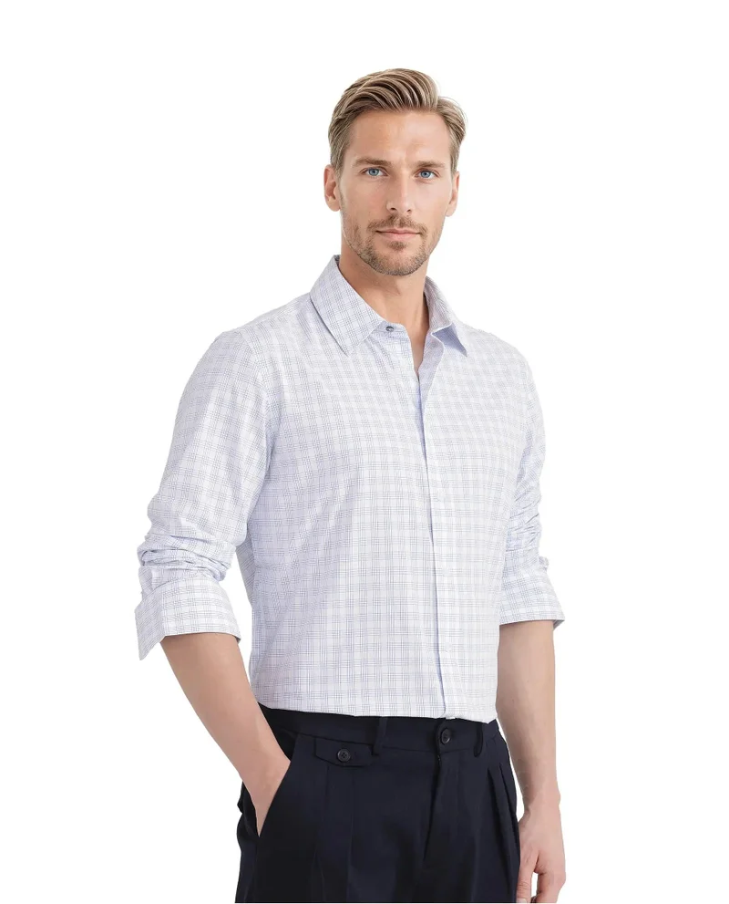 Rare Rabbit Men's Checked Regular Fit Shirt