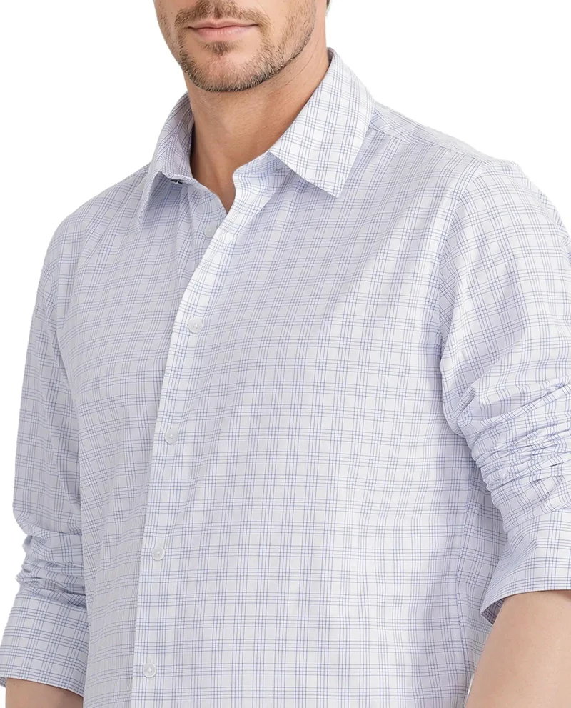 Rare Rabbit Men's Checked Regular Fit Shirt