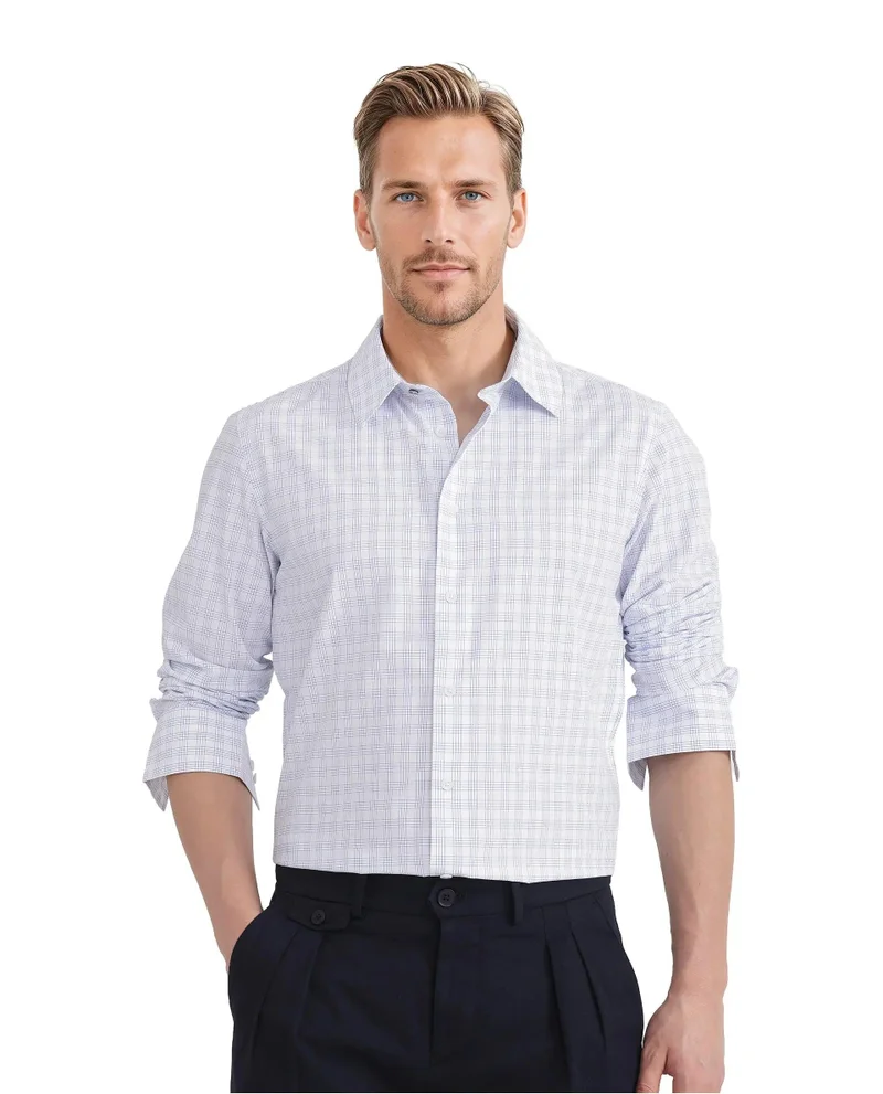 Rare Rabbit Men's Checked Regular Fit Shirt