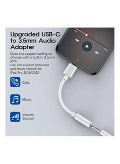 YESPLUS Type C Adapter to Aux Headphone Jack 3.5mm - YS-1406 - White  - Image 3