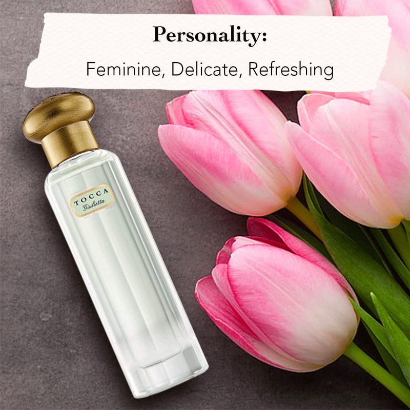 Tocca Women's Perfume, Giulietta Fragrance, 0.68 oz (20 ml) - Fresh Floral, Pink Tulips, Green Apple, Vanilla Orchid - Hand-Finished Bottle - Image 5